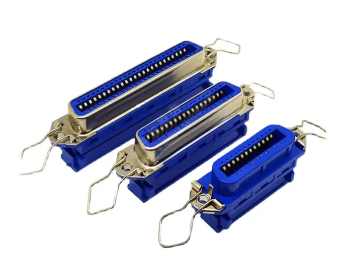 1PC Centronics 24/36/50  Pin Male/Female(Crimp Type) Connector Cable Mount 2.54mm Pin Pitch