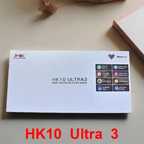 2025 오리지널 HK10 울트라 3 스마트워치 HK9 ULTRA2 MAX 업그레이드 ChatGPT 워치 AMOLED 1GB NFC BT 통화 심박수 스마트워치 남녀