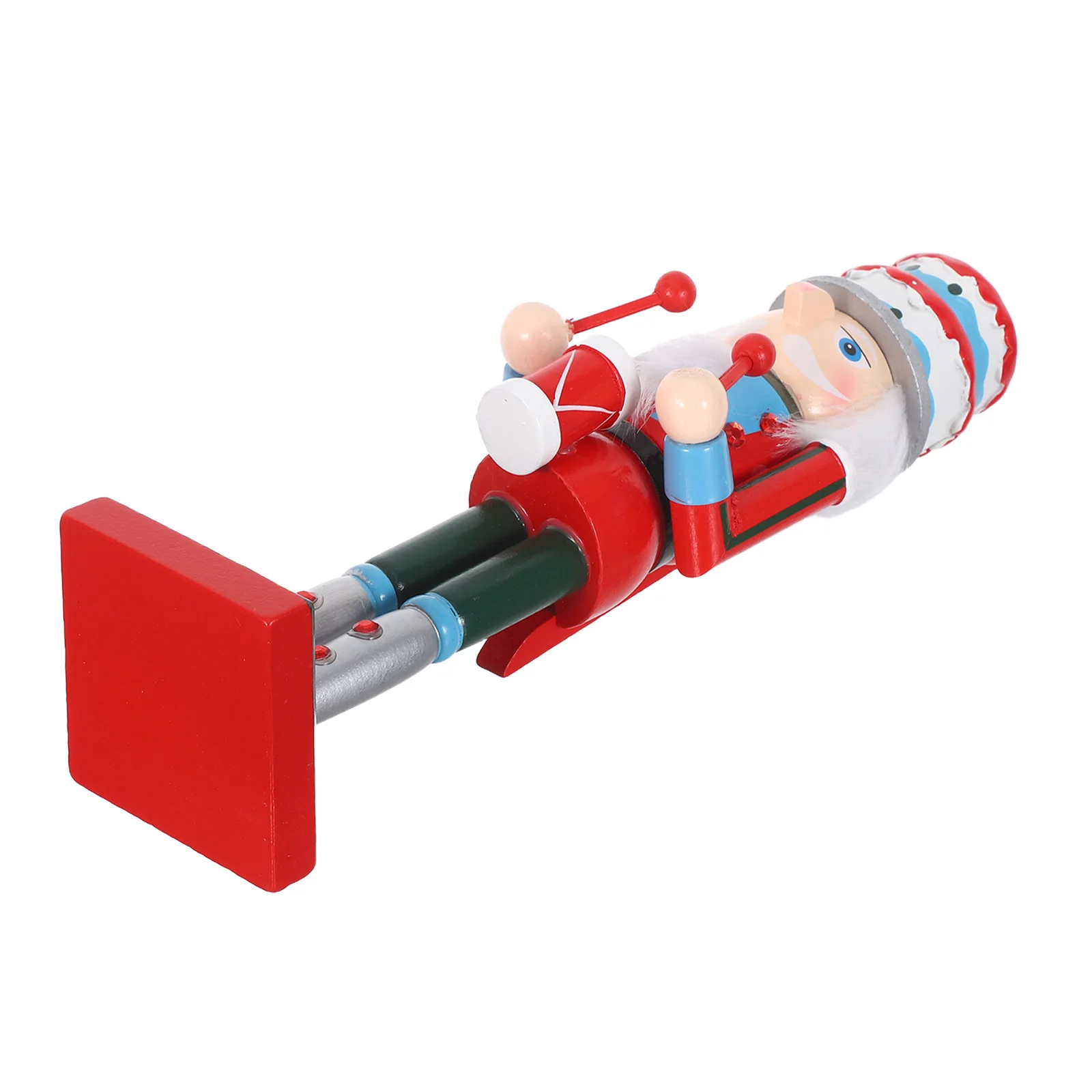 

Christmas Nutcracker Soldier Ornament in Vibrant Colors - Sturdy Wood Crafted Holiday Decor for Tabletop Mantel Office Joyful