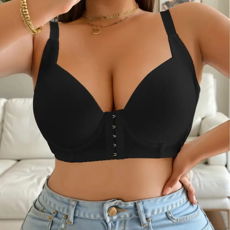 

85 90 95 100 105 110 C D F Cup Plus Size Беспроводные бюстгальтеры для женщин Stick On Bra Brasier Mujer Brassiere Femme Woman Clothes ih.4