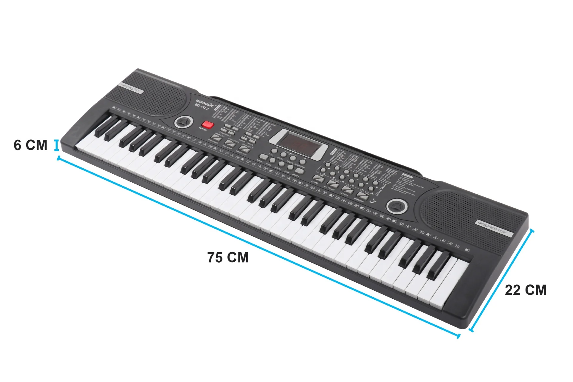 Manufacturers hot-selling children's music toys 61 key color box exquisite practical keyboard electronic organ