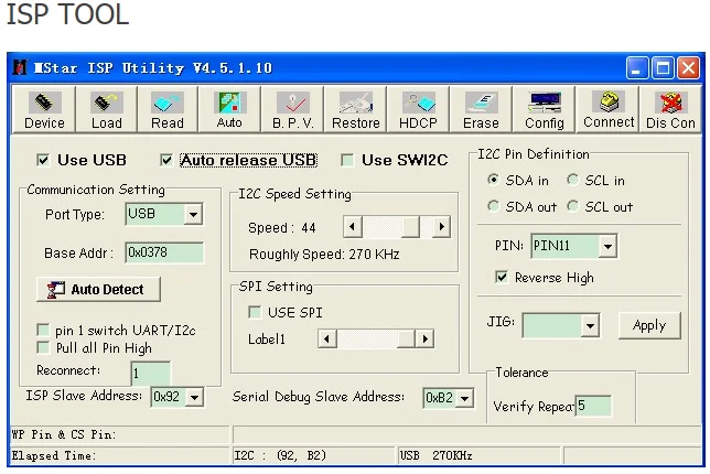Sigmastar MStar debugging-tool Debuggt die USB upgrade tool LCD fahrer brenner – Detail 2