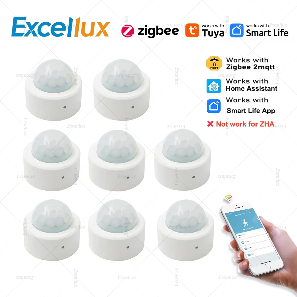 Mini Zigbee 3.0 PIR Motion Sensor Smart Human Body Pir Infared Sensor Compatible With Tuya Smart Life Zigbee2MQTT Security Alarm