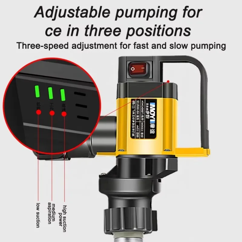 Portable Motorised Electric Battery Powered Liquid Transfer Drum Barrel Pump Battery Operated For Oil Gallon