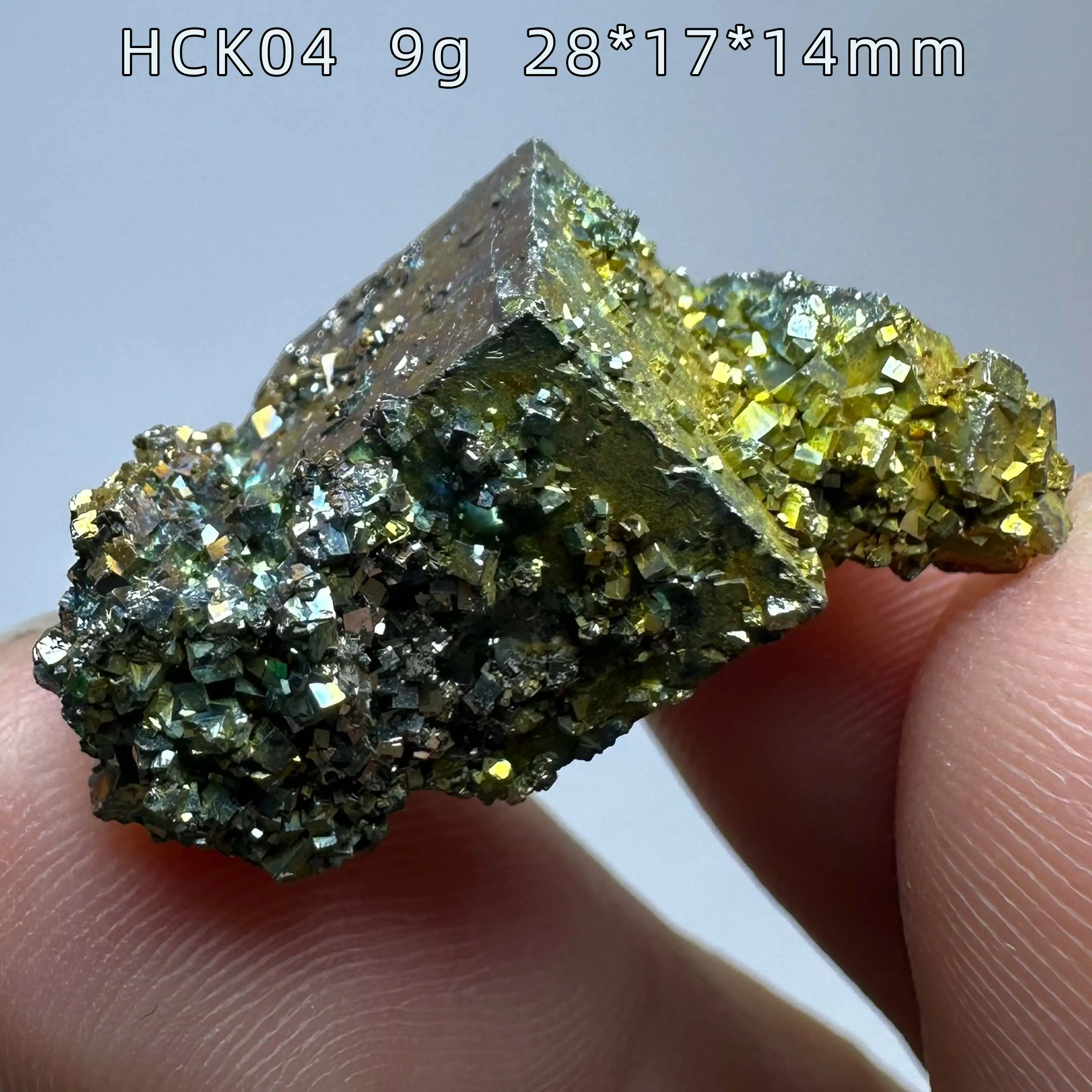 Natural Hunan Brass Ore Specimen Raw Stone Mineral for Teaching Energy Healing Meditation Home Decoration Gift Collection