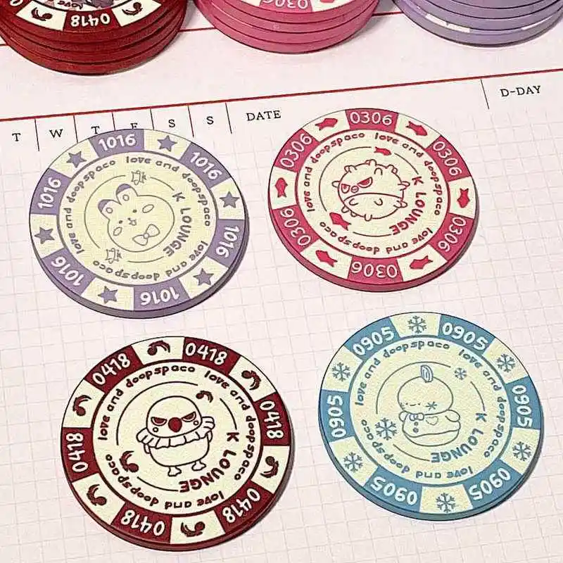 لعبة الحب والفضاء العميق زين سيلوس رافاييل تأثيري الدعامة رقاقة السيراميك عملة الملحقات الكرتون عملات الحلي ديكور هدية عيد ميلاد