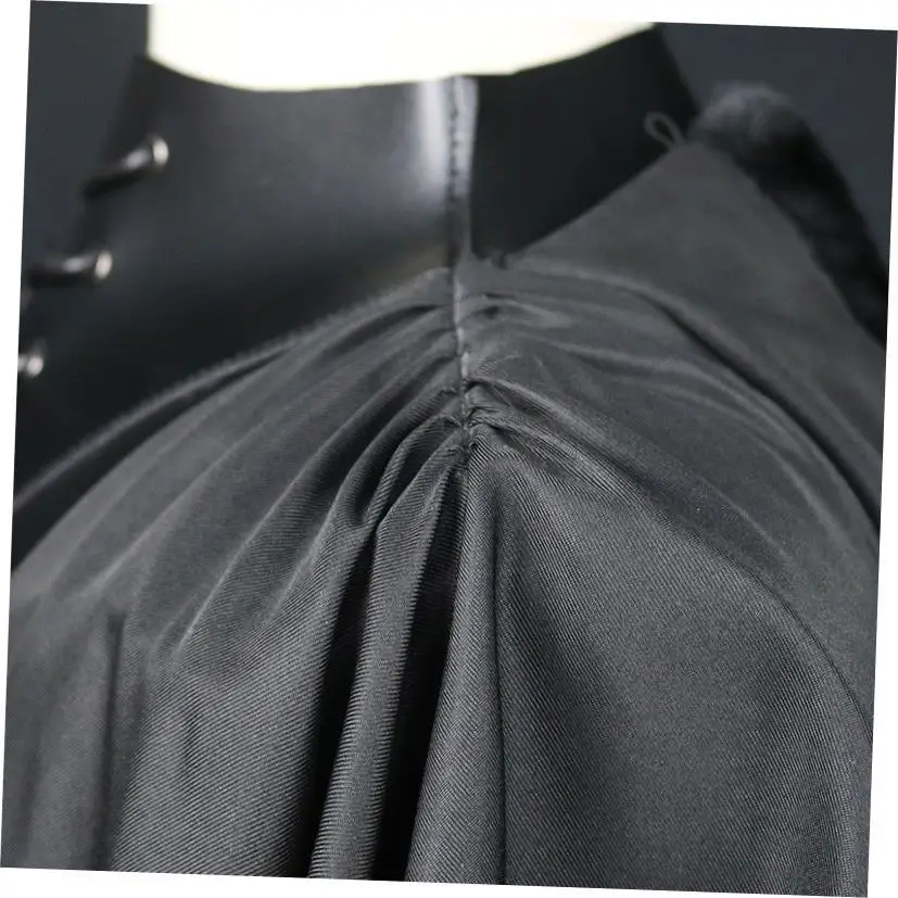 Jubah Setan Jubah Kematian Kostum Cosplay Halloween Pakaian Panggung Etnik Wanita Musim Semi 2024 Tanpa Merek Teregister