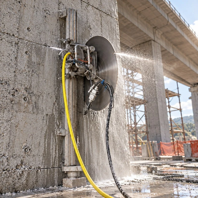 Concrete Cutting Saw Built for Walls Customized Masonry Cutting Wall Saw Concrete Machine for Concrete Remodeling