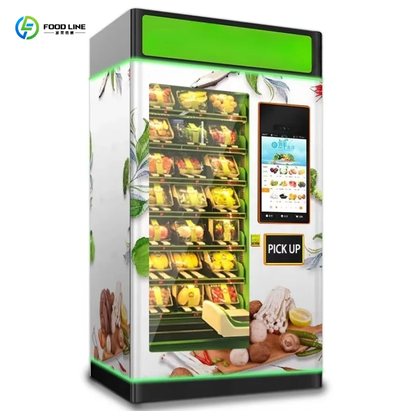 Factory Price Drink Snack Combo Fresh Food and Elevator Vending Machine with Canada for Sale Customized