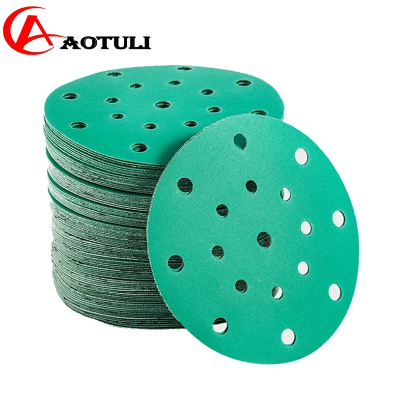 

Sanding disc Grinding Disc Round Sandpaper 6in17-hole 150mm Flocking P80-400 Sand Abrasive for FESTOOL/MIRKA/3M ect Sander