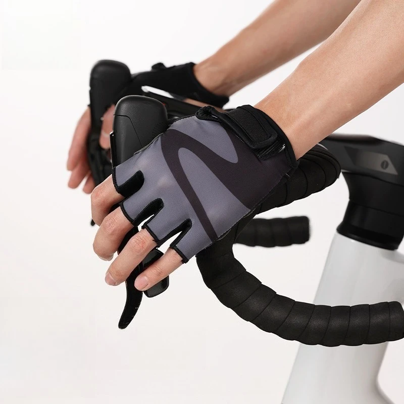 Half Finger Cycling Gloves Shock Absorb Anti Slip Gym Gloves Men Women Road Bike Yoga Weight Lifting Sport Hand Protector