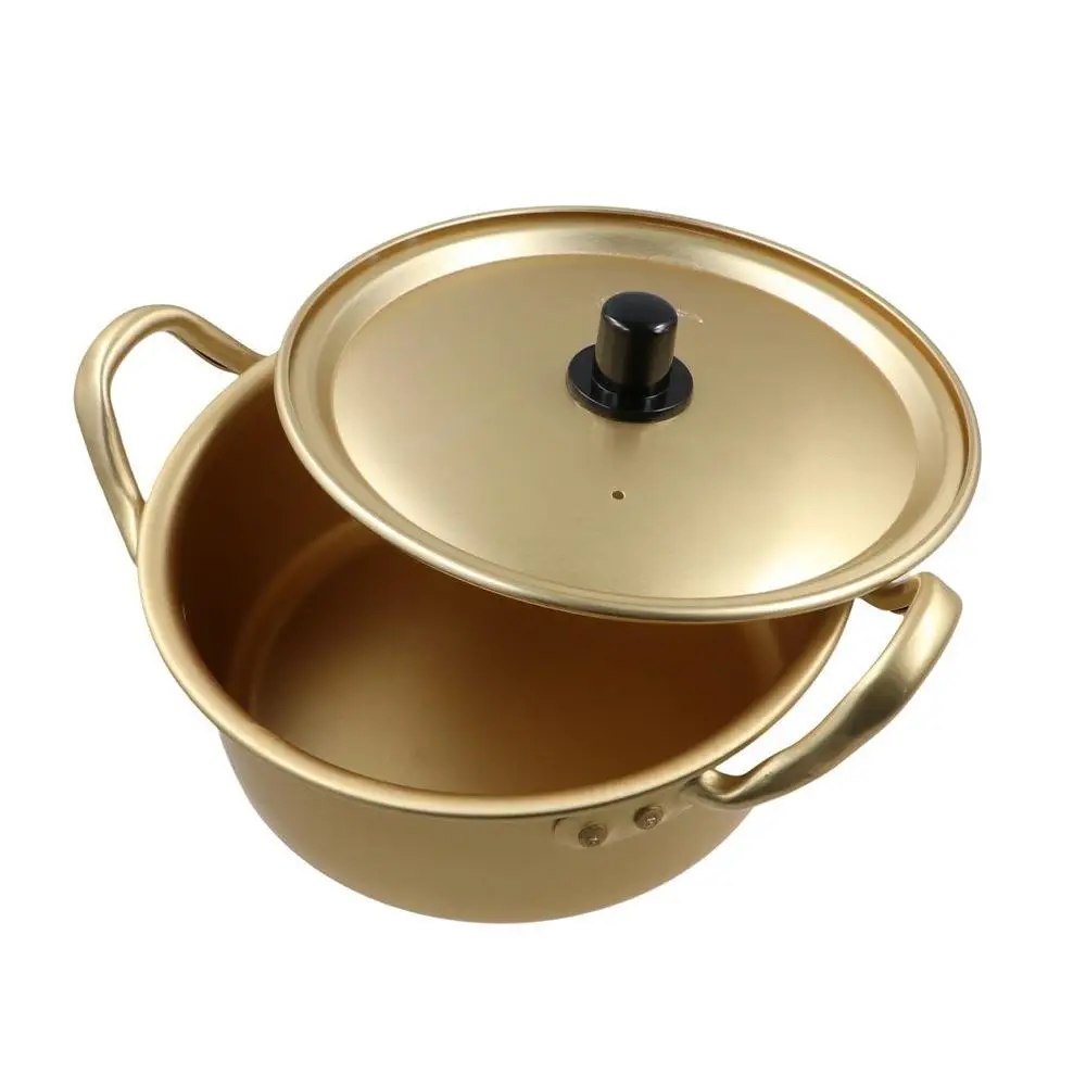 

Breakfast Cooking With Lid Fast Kitchen Tools Aluminum Ramen Pot Cookware Soup Pot Noodle Pot