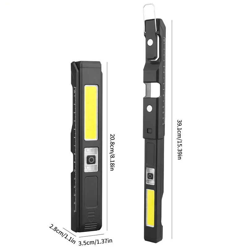 F2 Led Emergency Flashlight Magnetic Work Light Rechargeable Led Inspection Pen Strong Magnetism Inspection Light Led Work Light