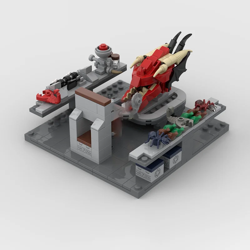 Estrella película Moc Building Brick Scenario de Tatooine-M mercado parte modelo tecnología bloques Navidad DIY juguete construcción regalo