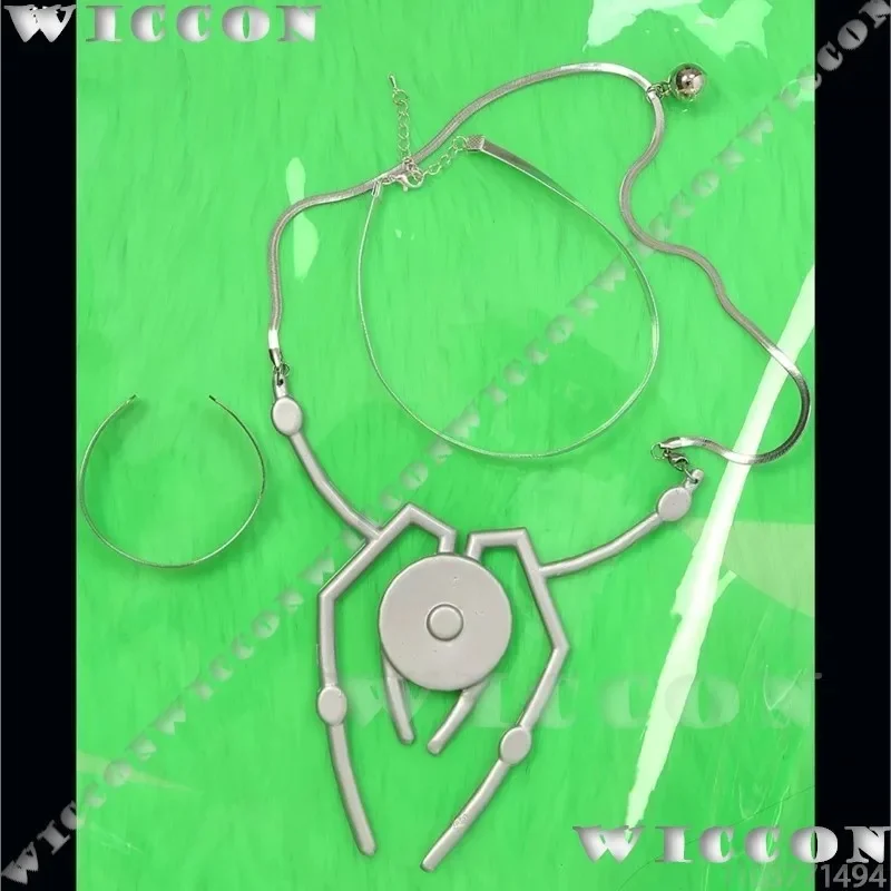 w;3.c\6;h'8/Till R7 Blink Gone Anime Alien Stage Cosplay Costume Top Pant Prop Necklace Wig Idol Set Men Party Hallow5'u.9;m\4/p - view 5
