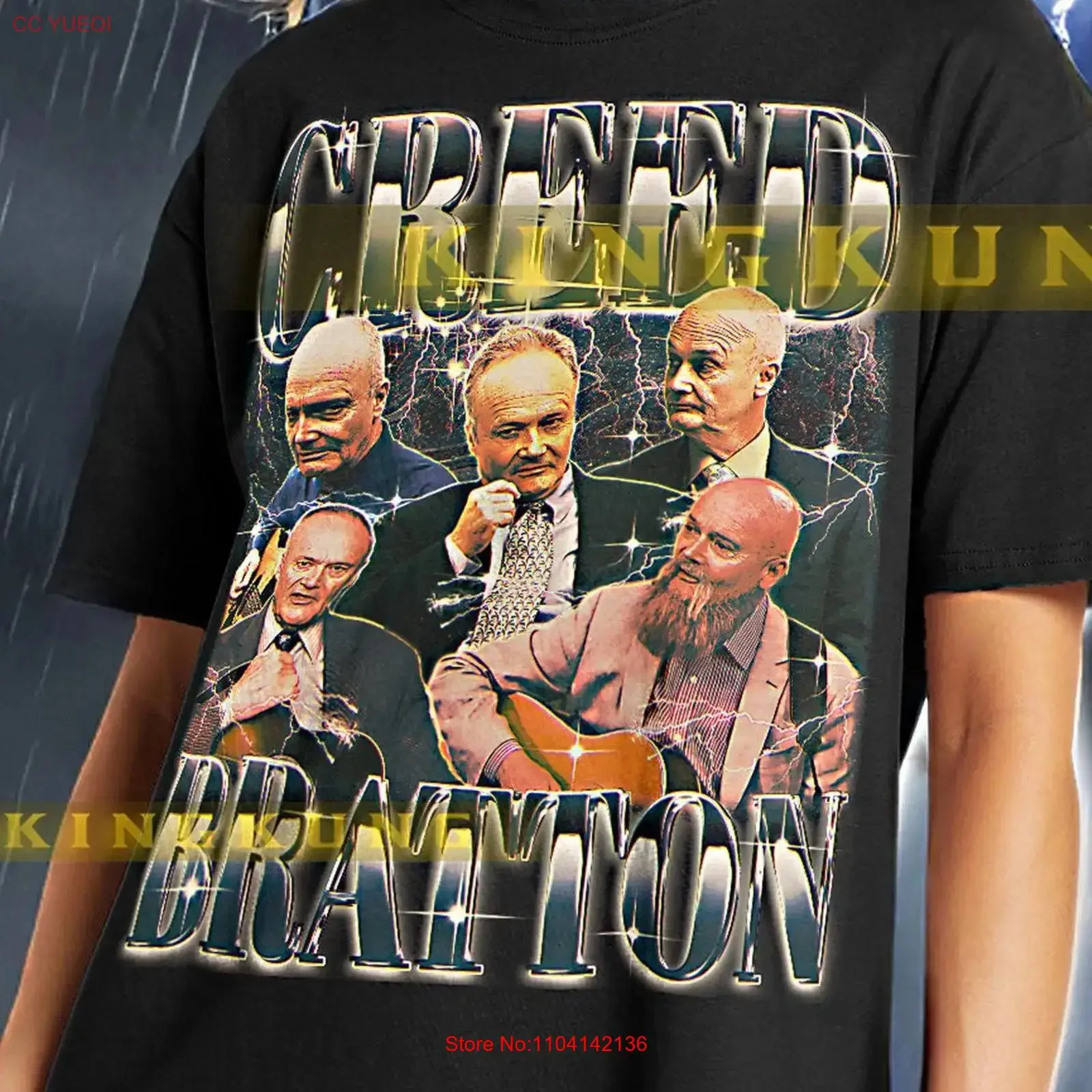 Creed Bratton T Shirt The Office Star Quirky Character Cult Favorite Musician and Actor saf vintage Washed Breathable Unisex