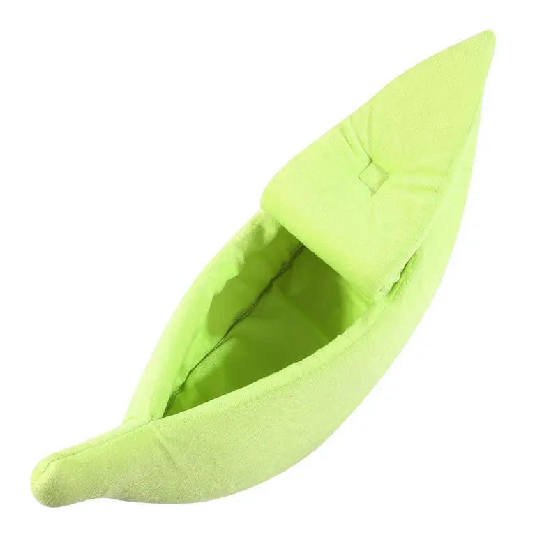 猫用ベッド 深い眠り 快適 冬用 猫ベッド バナナ型 猫ハウス用品 ペット用 クリエイティブ 室内 小型 猫 犬用ベッド