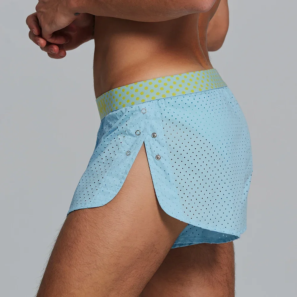 SEOBEAN-Short Sexy 100% en Coton pour Homme, Vêtement Confortable à Domicile, Coupe Glacée