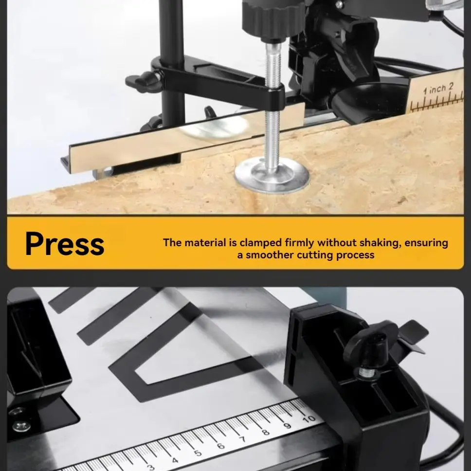 8 Inches High Precision Table Saw Compound Saw Woodworking Cut of Machine Aluminum Miter Saw