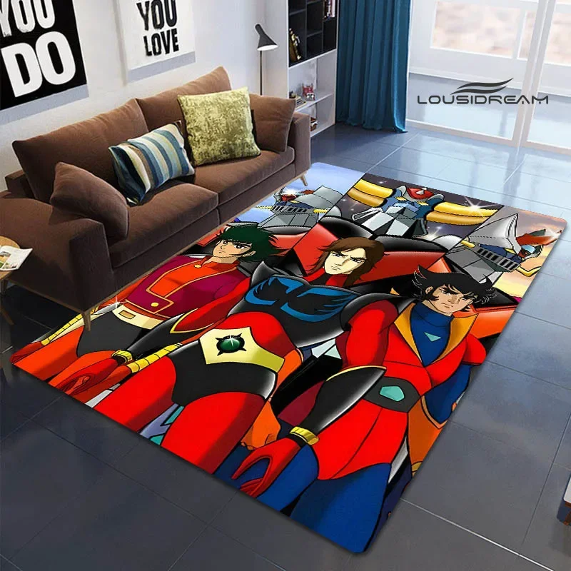 

UFO ROBO GRENDIZER GOLDORAK Printed carpet non-slip carpet bedroom decor outdoor rug Yoga mat bedroom decoration birthday gift