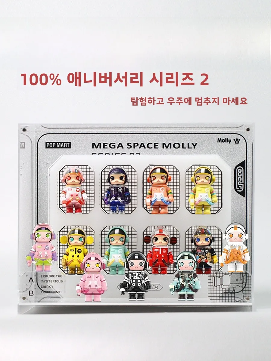 

Pfori MEGA Collectible Spacemolly Storage Display Box Scenario Props Collectors Item Second Generation Figure Case