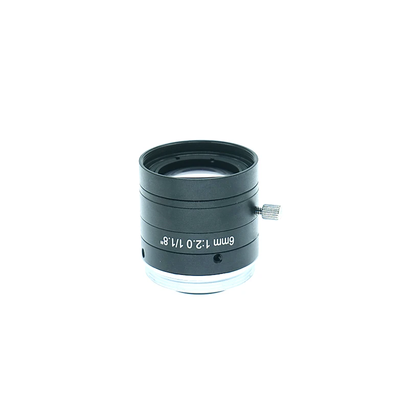 عدسة FA 5MP 6 مم F2.0 C-Mount عدسة رؤية الآلة اليدوية عدسة CCTV القزحية للكاميرا الصناعية #3