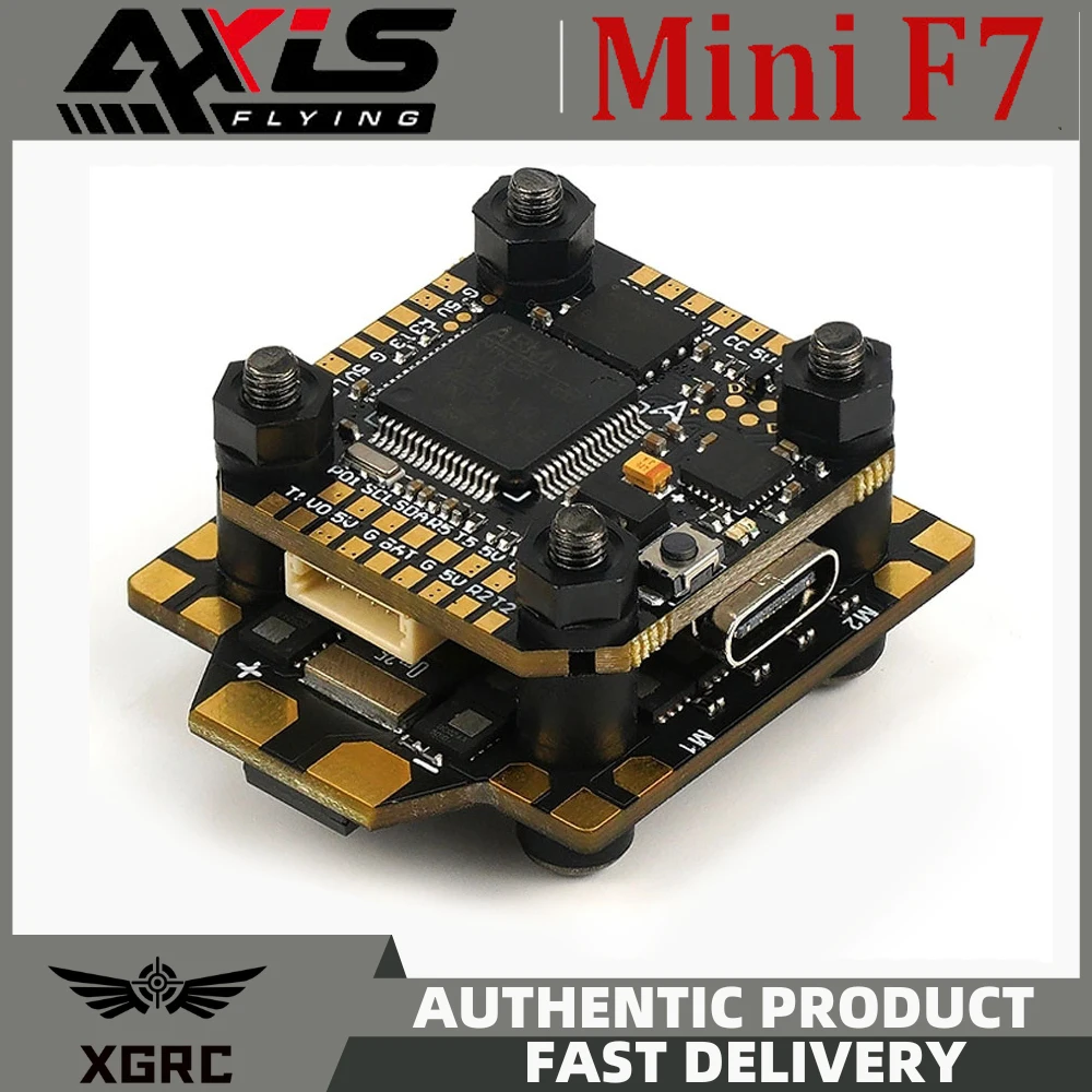 

Контроллер полета Axisflying Argus Mini F7 Stack F7 Mini MPU6000 40A ESC 4-6S LIPO для беспилотных летательных аппаратов FPV