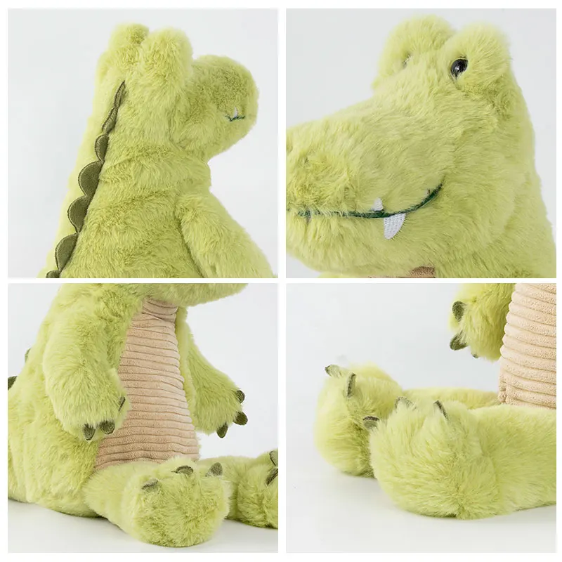 ตุ๊กตาจระเข้ตุ๊กตาหนังสัตว์น้ำน้ำหนัก 26 ซม. ของเล่นตุ๊กตาหนังสัตว์น้ำ ของขวัญสำหรับเด็กชายและเด็กหญิง