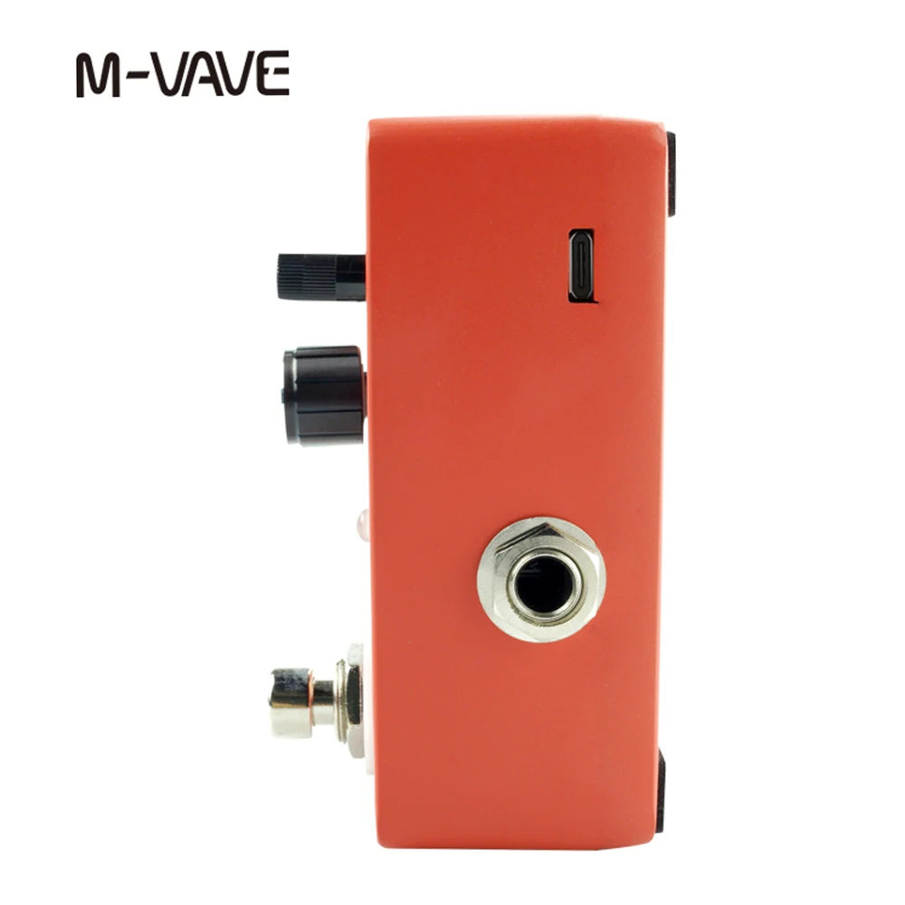 M-VAVE Overdrive TS تأثير الغيتار دواسة الغيتار كتلة واحدة تأثير جهاز صحيح تجاوز الغيتار دواسة أجزاء الغيتار وملحقاتها