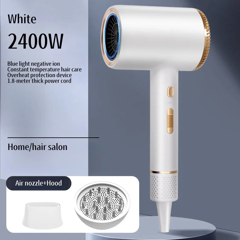 Internet Celebrity New Quick Drying Hair Dryer 2400w High-Power Blue Light Hair Care Home Hair Salon Hammer Hair Dryer 220V