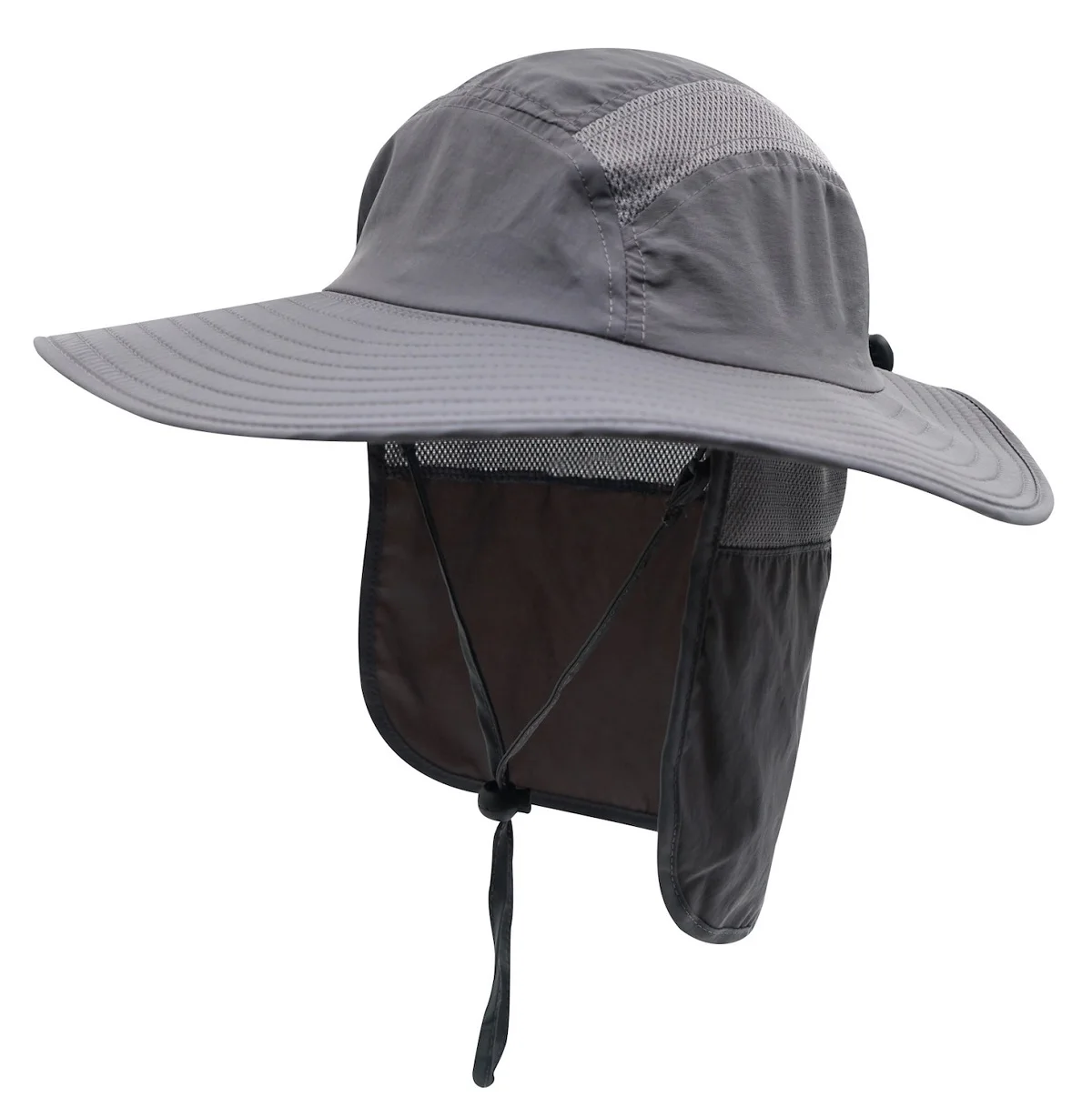 Connectyle Mens Women Summer Sun Hat UPF 50+ Sun Visor Protection Cap Adjustable Quick Dry Wide Brim Fishing Hat with Neck Flap