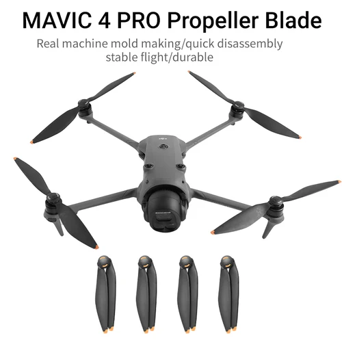 Imagen 2 del producto Accesorios de bajo ruido para hélice Mavic 4 Pro, instalación rápida de hoja para accesorios de repuesto de cuchilla DJI Mavic 4 pro
