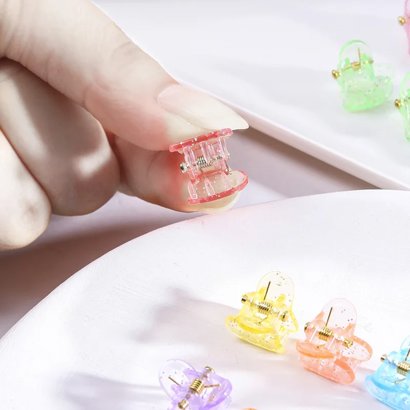 50pcs Korean Mini Floral Hair Claw Kawaii Hair Clip Claw Clamp Braid Hair Hair Clips Headwear Girls Women Hair Accessories