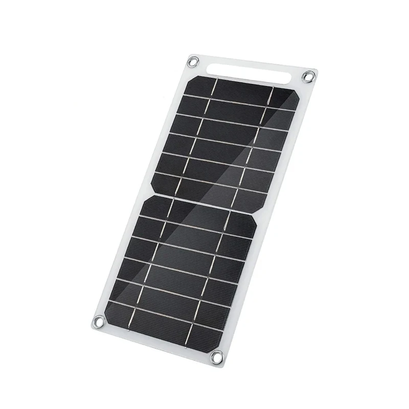 30W Sunpower Tragbares Solarpanel 5V Solarplatte mit USB-sicherem Stabilisator-Ladegerät für Powerbank-Telefon Outdoor Camping Home RV Geschenk