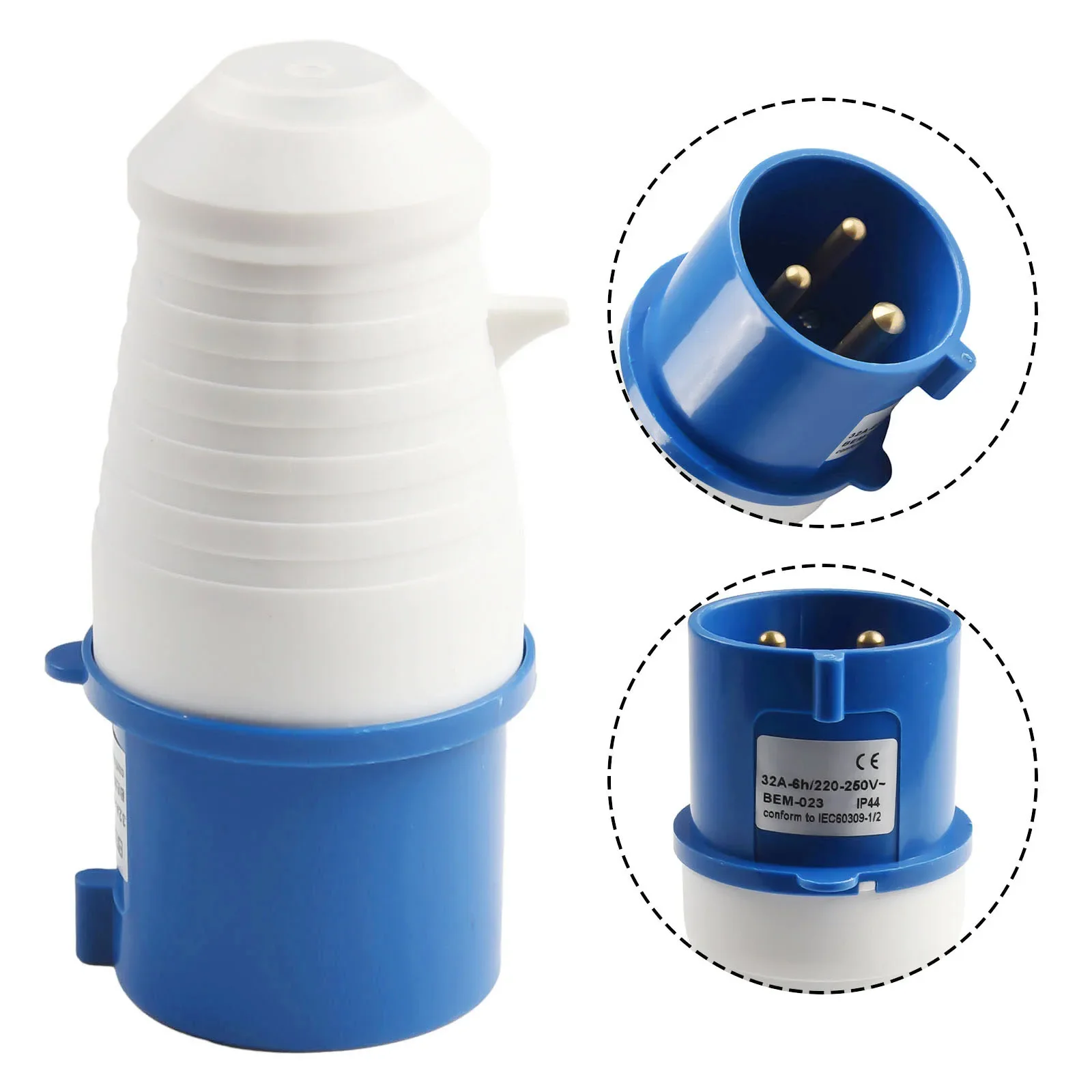 Enhanced Safety Features Moisture Proof and Dust Proof Design Flame Retardant Material 220~250V Industrial Connector