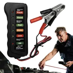 Car Battery Tester Automotive 12V Universal Automotive Battery Analyzer Car Diagnostic Tool Auto Battery Repair Checker Fault