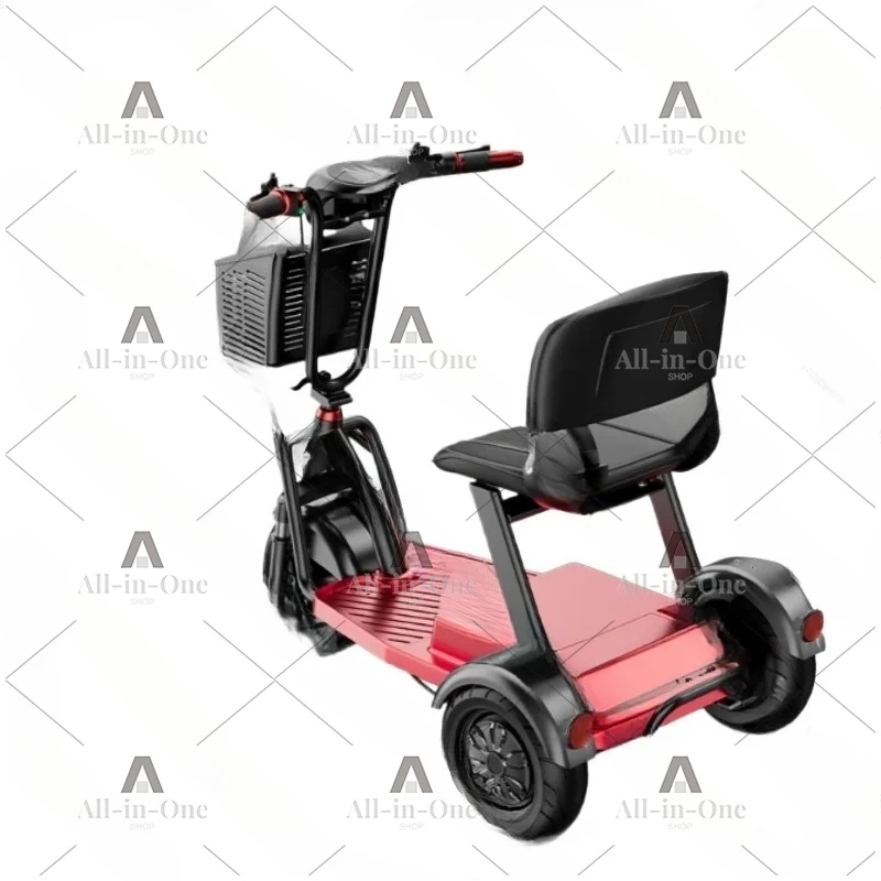 For Elderly Commuting Car Folding Electric Bike Tricycle Adult Commuting Picking Up and Dropping Off Children Parent-child Seat