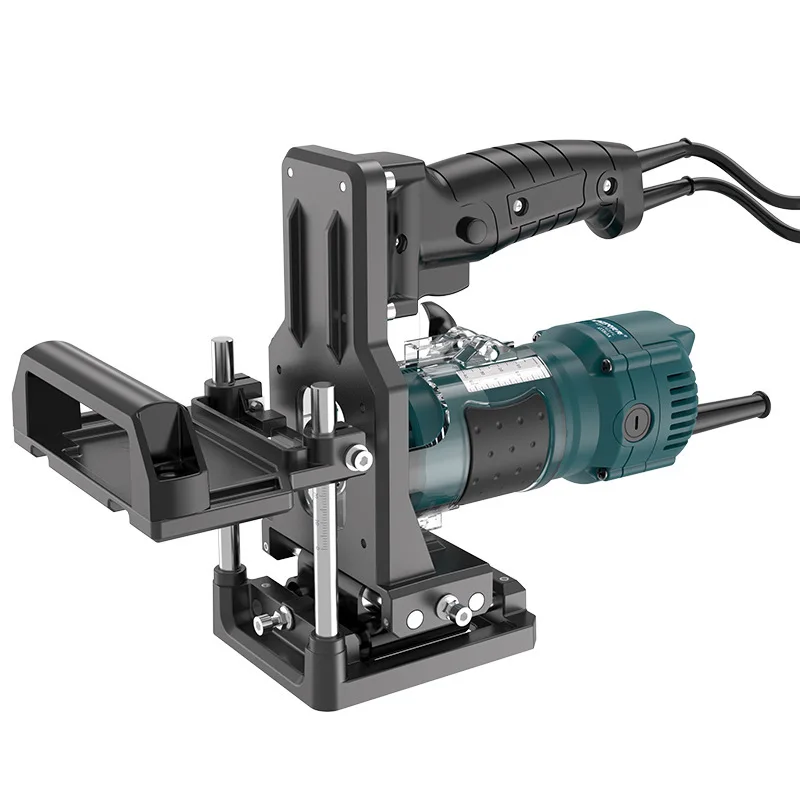 New Woodworking 2-In-1 Slotting Machine Slotting Machine Invisible Fastener Trimming Machine Slotting Woodworking Tools  012