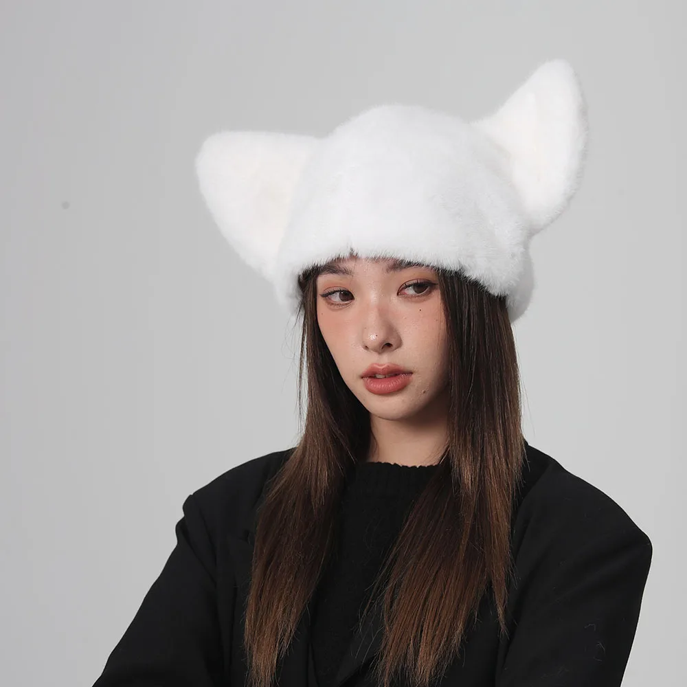 Winter hat Warm hat faux fur Little Flying Elephant Big Ear Hat Halloween Hat Funny hat adventure time women's winter hats 2023