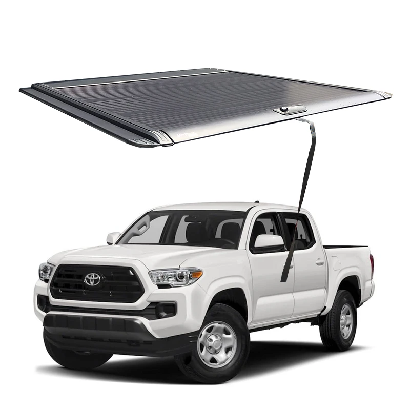 

Retractable Hard Tonneau Truck Bed Cover Waterproof Pickup Truck Accessories for Triton Strada 2014-2019