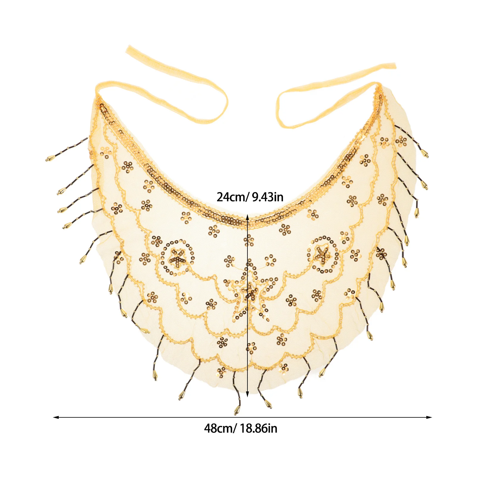 حجاب وجه على الطراز الصيني، حجاب رقص غريب، سحر كلاسيكي أنيق لأداء المسرح، زي راقصة شرقي للحفلات #5