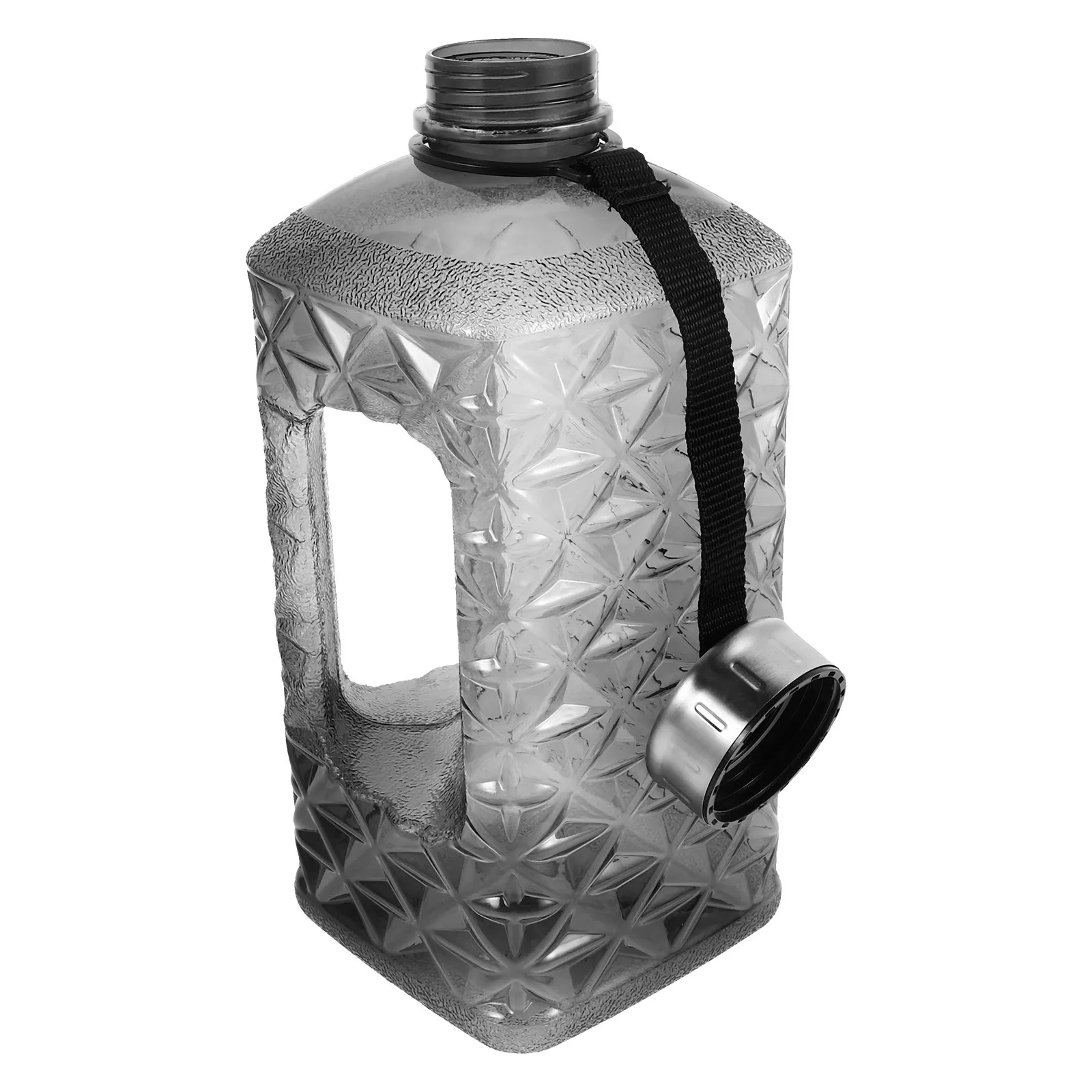 

Portable Gym Water Jug Large Capacity Cycling Sports Bottles Handheld Running Outdoor Hydration Plastic Bottle TonTonBucket