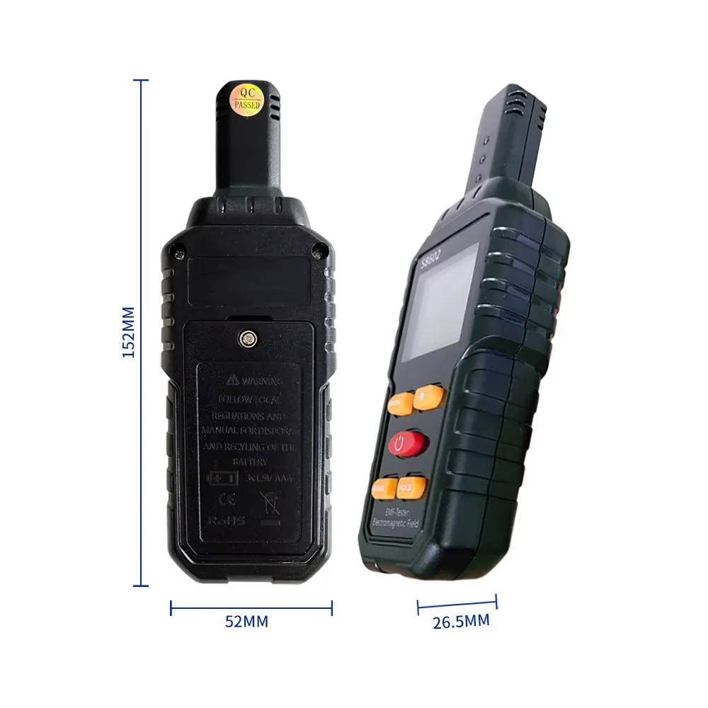 1pc S8602 Digital Electromagnetic Tester Magnetic Field Environment Measurement High Frequency Monitor