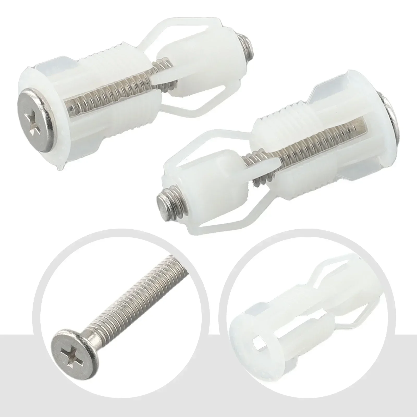 Toilet Seat Screw Nuts Set Toilet Top Fixing Kit Accessories For Toilet Lid Repair WC Blind Hole Fitting Kit Bathrooms Accessory