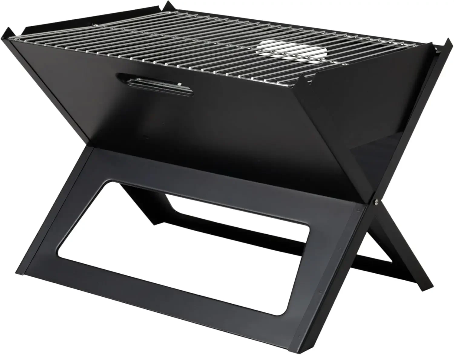 

（Free shipping）Sense 60508 Black Notebook Charcoal Grill, 14.18" H x 11.82" W x 17.53" L
