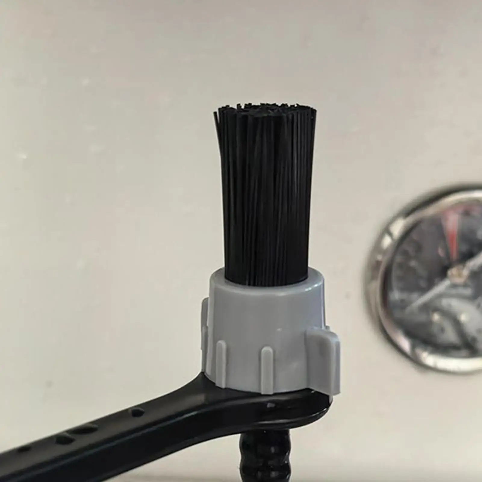 Coffee Steam Cleaning Brush Adjustable Espresso Machine Brewing Head Long Handle Cleaning Brush Cleaning Tool