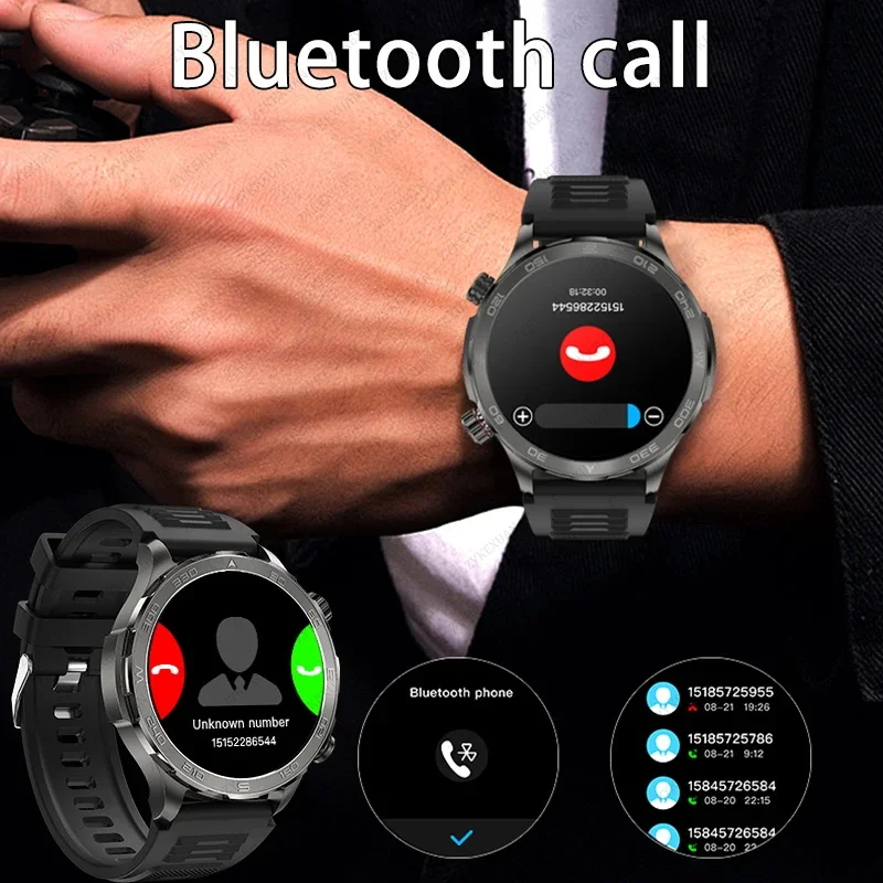 New GPS Track Smart Watch Men AMOLED HD Screen Outdoor Sports Fitness Heart Rate NFC IP68 Waterproof Bluetooth Call Smart Watch - view 4