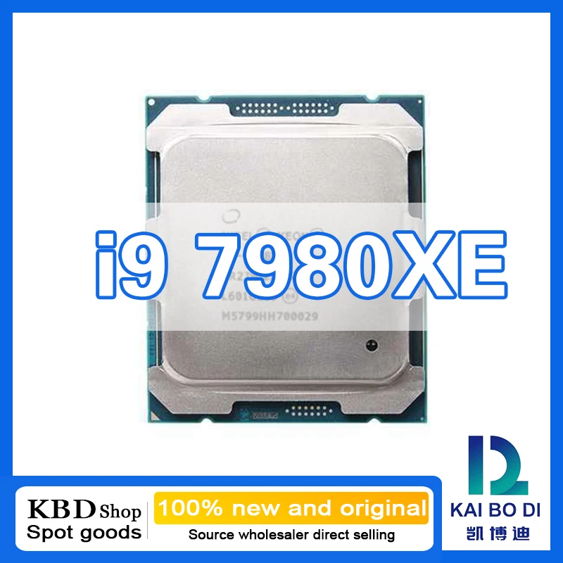 Core i9 7980XE CPU 18 Cores 36 Threads 2.60GHz 100% NEW and ORIGINAL CPU Central Processor Unit