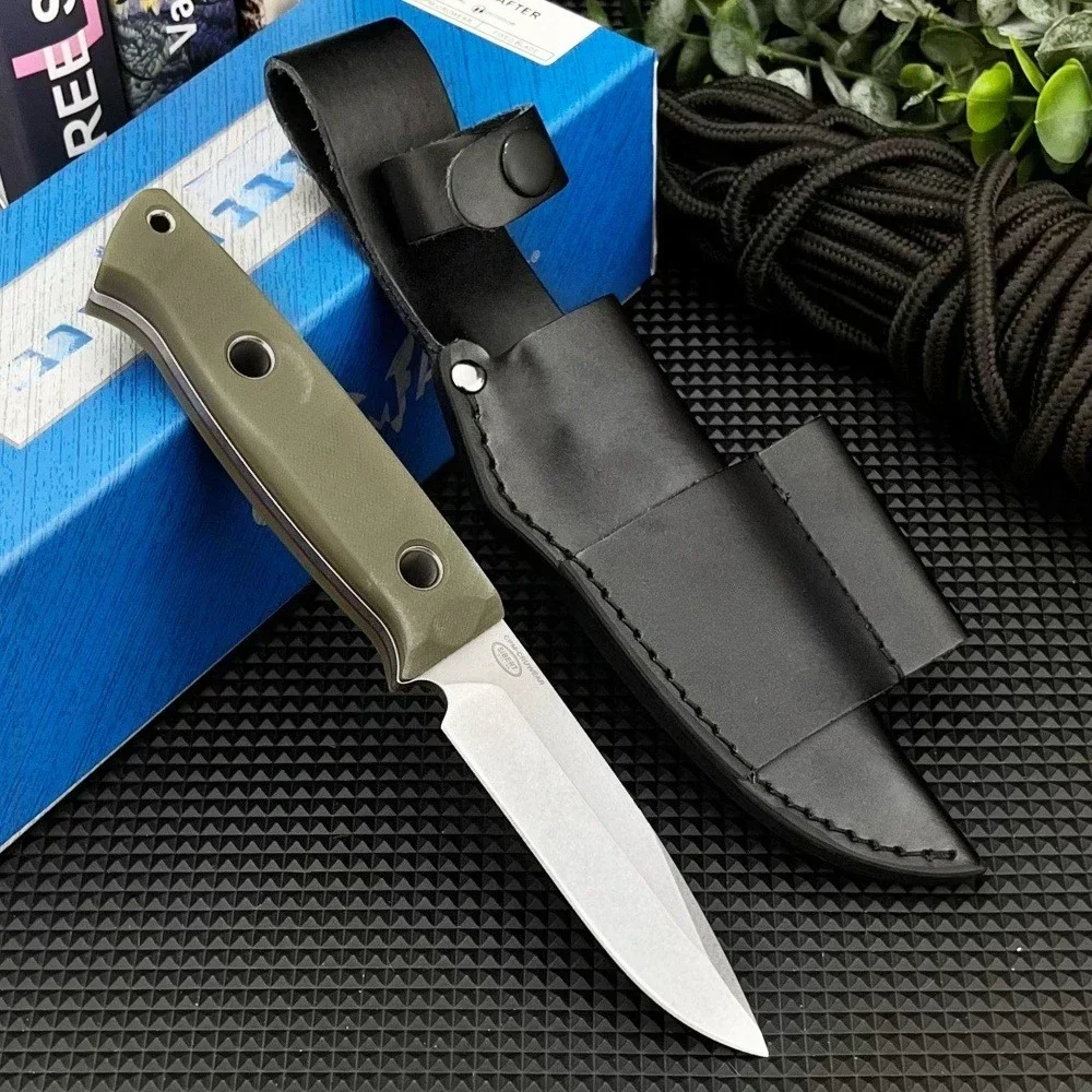 

BM 163 Fixed Blade Straight Knife G10 Handle D2 Blade Ortable Combat Military Tactical Mountaineering Non-slip Camping Outdoor