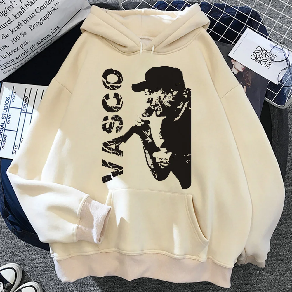 

Vasco Rossi hoodie funny manga streetwear comic winter youthful teen tracksuits hoddie elegant anime